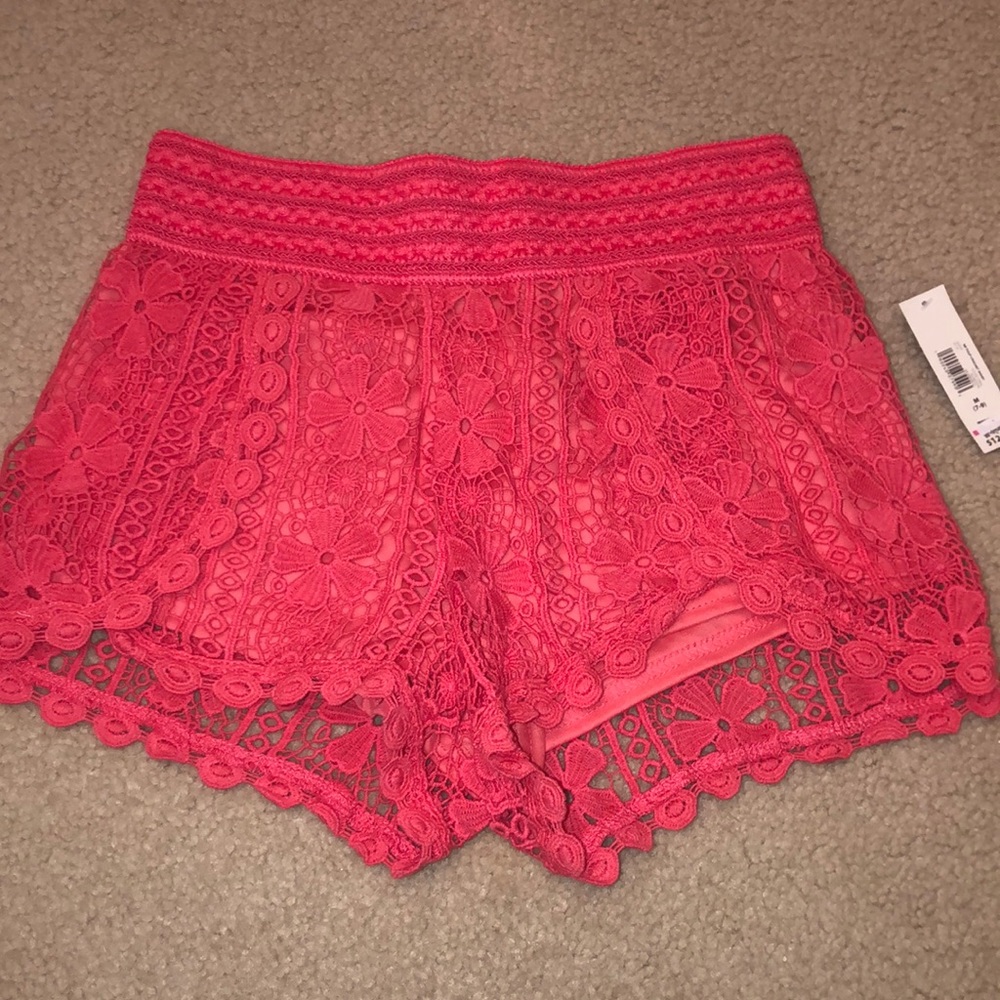 Crochet shorts